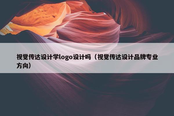 视觉传达设计学logo设计吗（视觉传达设计品牌专业方向）