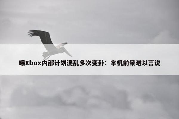 曝Xbox内部计划混乱多次变卦：掌机前景难以言说