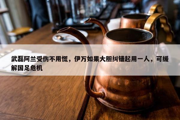 武磊阿兰受伤不用慌，伊万如果大胆纠错起用一人，可缓解国足危机