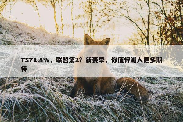 TS71.8%，联盟第2？新赛季，你值得湖人更多期待