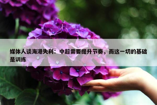 媒体人谈海港失利：中超需要提升节奏，而这一切的基础是训练