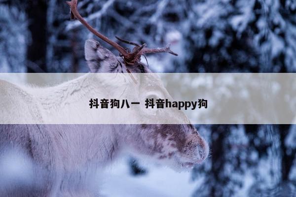 抖音狗八一 抖音happy狗