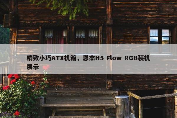 精致小巧ATX机箱，恩杰H5 Flow RGB装机展示