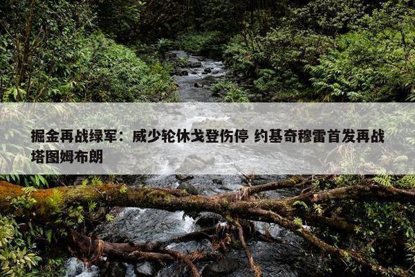 掘金再战绿军：威少轮休戈登伤停 约基奇穆雷首发再战塔图姆布朗