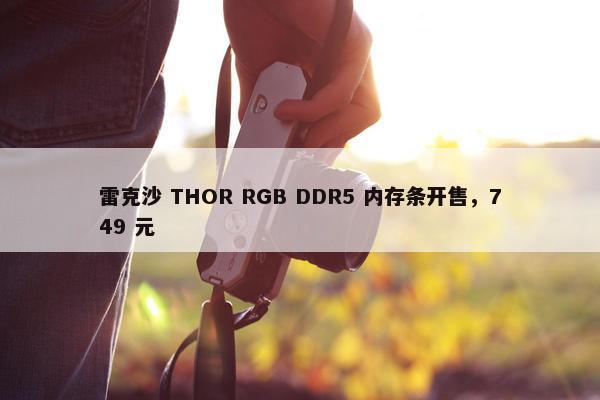 雷克沙 THOR RGB DDR5 内存条开售，749 元