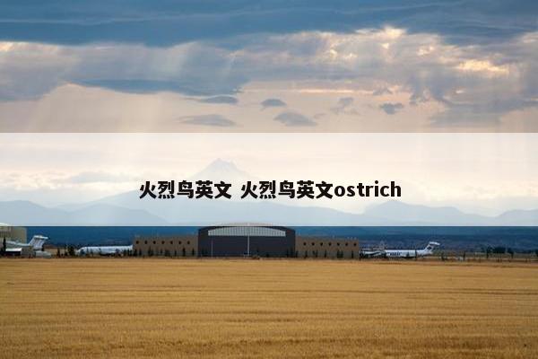 火烈鸟英文 火烈鸟英文ostrich