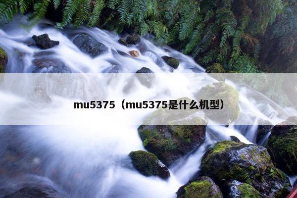 mu5375（mu5375是什么机型）