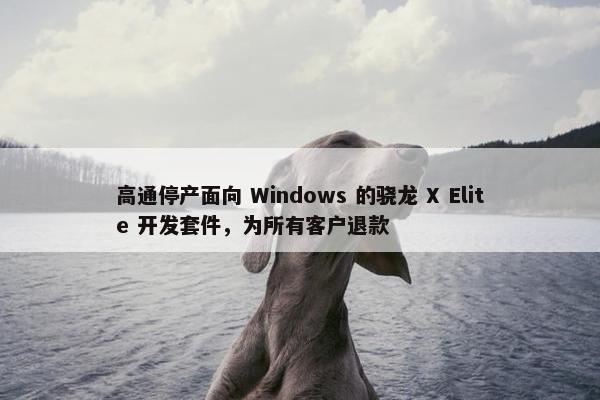 高通停产面向 Windows 的骁龙 X Elite 开发套件，为所有客户退款