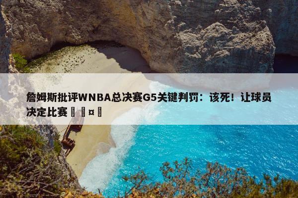 詹姆斯批评WNBA总决赛G5关键判罚：该死！让球员决定比赛🤬