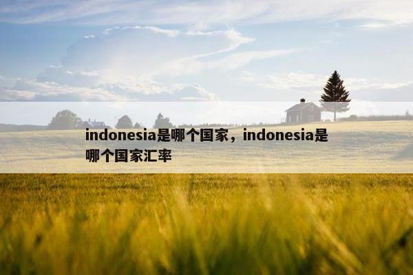 indonesia是哪个国家，indonesia是哪个国家汇率