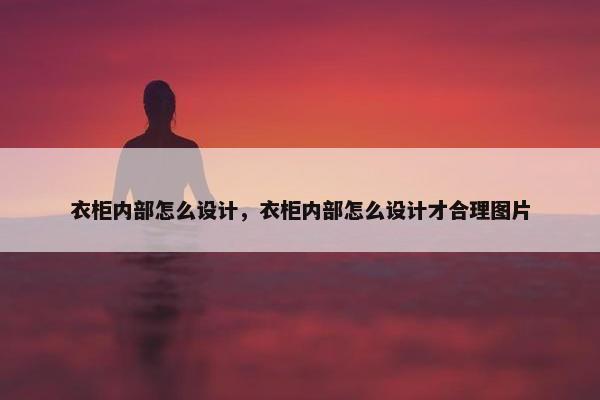 衣柜内部怎么设计，衣柜内部怎么设计才合理图片