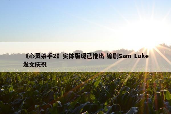 《心灵杀手2》实体版现已推出 编剧Sam Lake发文庆祝