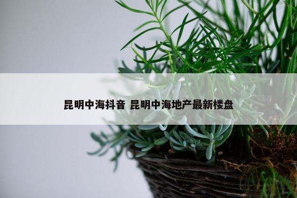 昆明中海抖音 昆明中海地产最新楼盘