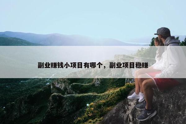 副业赚钱小项目有哪个，副业项目稳赚