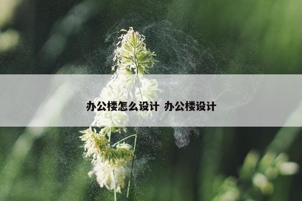 办公楼怎么设计 办公楼设计