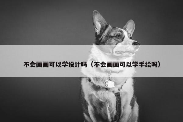 不会画画可以学设计吗（不会画画可以学手绘吗）