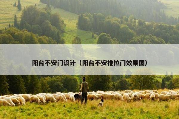 阳台不安门设计（阳台不安推拉门效果图）