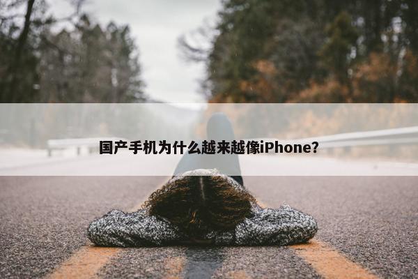 国产手机为什么越来越像iPhone？