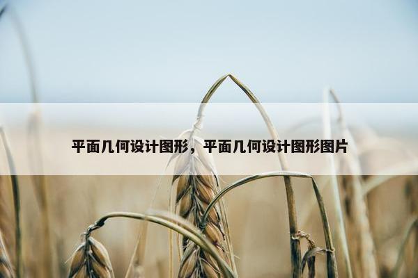 平面几何设计图形，平面几何设计图形图片