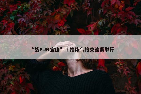 “战FUN宝山”極拾柒气枪交流赛举行