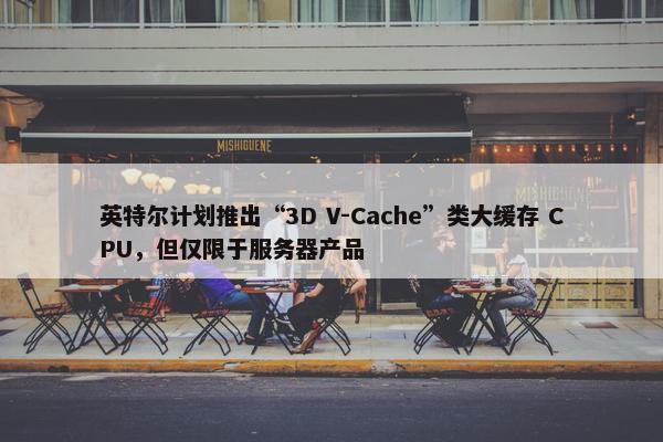 英特尔计划推出“3D V-Cache”类大缓存 CPU，但仅限于服务器产品