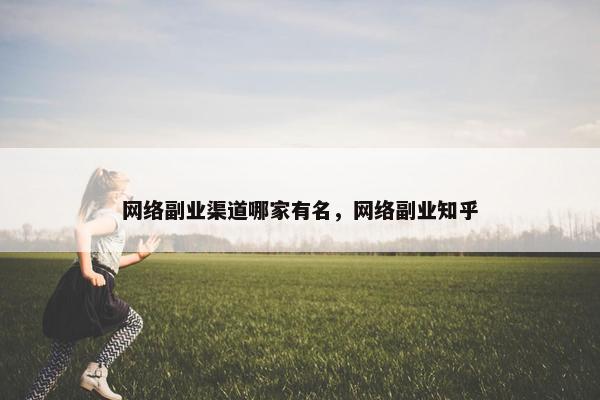 网络副业渠道哪家有名，网络副业知乎