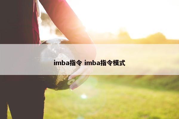 imba指令 imba指令模式