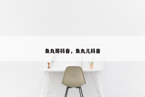 鱼丸哥抖音，鱼丸儿抖音