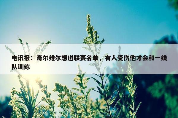 电讯报：奇尔维尔想进联赛名单，有人受伤他才会和一线队训练