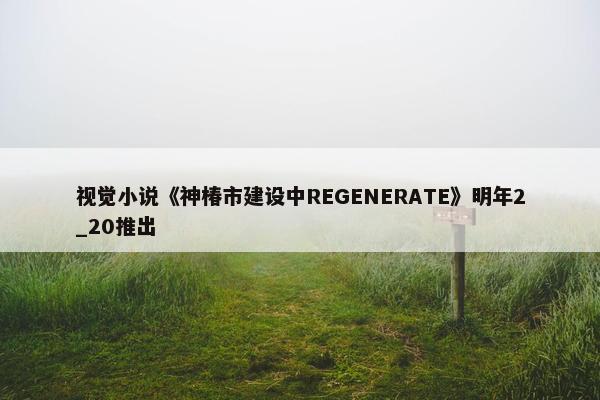 视觉小说《神椿市建设中REGENERATE》明年2_20推出