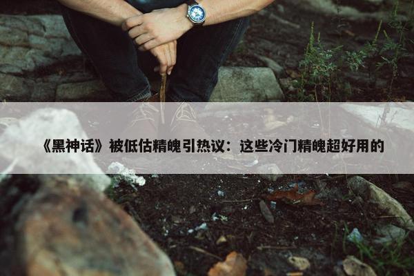 《黑神话》被低估精魄引热议：这些冷门精魄超好用的