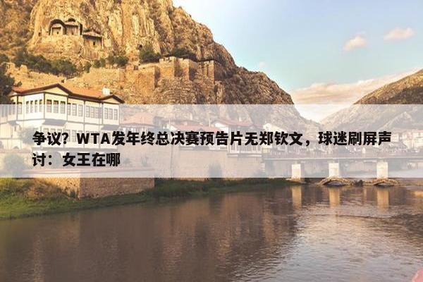 争议？WTA发年终总决赛预告片无郑钦文，球迷刷屏声讨：女王在哪