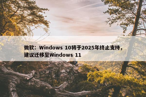 微软：Windows 10将于2025年终止支持，建议迁移至Windows 11