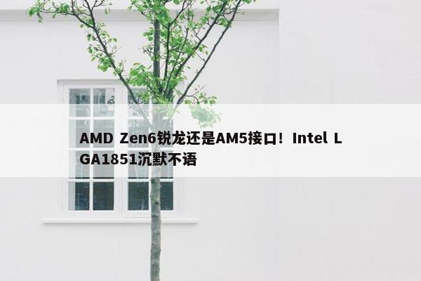 AMD Zen6锐龙还是AM5接口！Intel LGA1851沉默不语