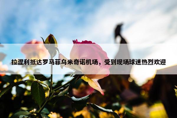 拉涅利抵达罗马菲乌米奇诺机场，受到现场球迷热烈欢迎