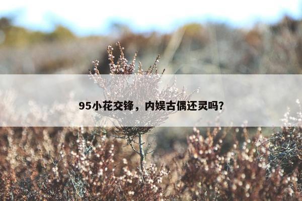 95小花交锋，内娱古偶还灵吗？