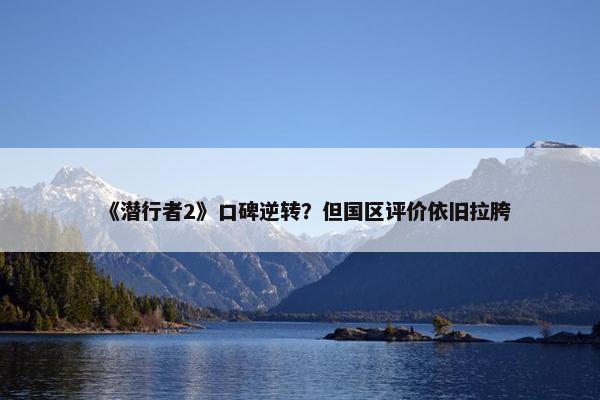 《潜行者2》口碑逆转？但国区评价依旧拉胯