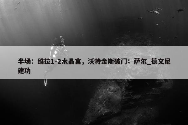 半场：维拉1-2水晶宫，沃特金斯破门；萨尔_德文尼建功