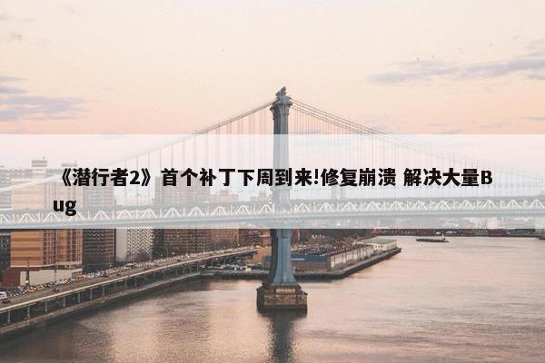 《潜行者2》首个补丁下周到来!修复崩溃 解决大量Bug