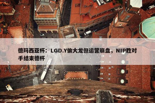 德玛西亚杯：LGD.Y偷大龙但运营崩盘，NIP胜对手结束德杯