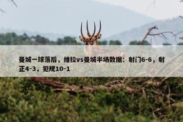 曼城一球落后，维拉vs曼城半场数据：射门6-6，射正4-3，犯规10-1