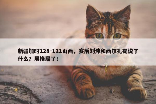 新疆加时128-121山西，赛后刘炜和西尔扎提说了什么？展格局了！