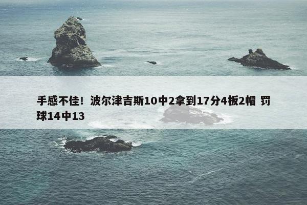 手感不佳！波尔津吉斯10中2拿到17分4板2帽 罚球14中13