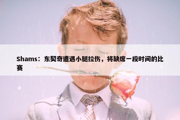 Shams：东契奇遭遇小腿拉伤，将缺席一段时间的比赛